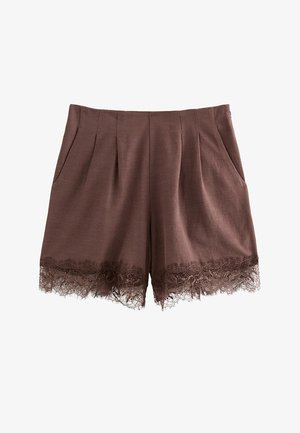 New Look, WITH HEM - Shorts - dark brown