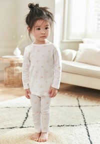 Next - 2 PACK  - Pantaloni de pijama - pink white star Imagine miniatură 1