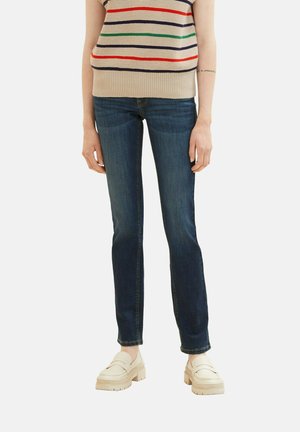 ALEXA STRAIGHT - Jean droit - rinsed blue denim