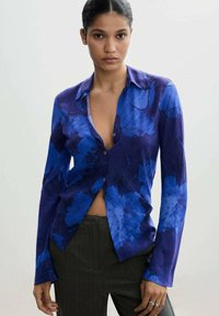 Mango Button-down blouse - dark blue