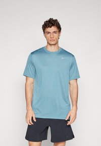 Nike Performance - TEE RESET - Sports T-shirt - smokey blue Thumbnail Image 1