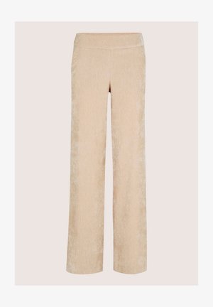MADELEINE, MADELEINE HOSE WEITE SAMTHOSE ZUM SCHLÜPFEN - Stoffhose - pebble heather