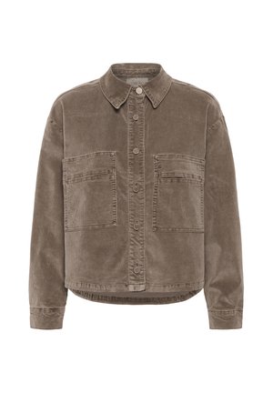 Cream, CRBRADY CORDUROY SHIRTJACKET - Veste légère - brown lentil