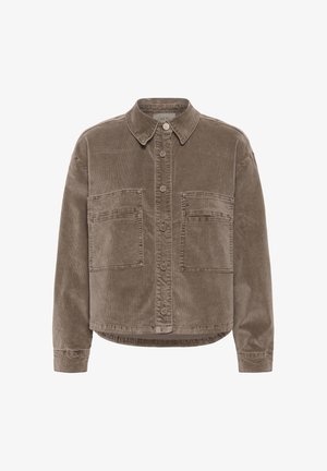 Cream, CRBRADY CORDUROY SHIRTJACKET - Veste légère - brown lentil