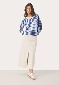 Part Two GERTIE - Trui - deep ultramarine stripe