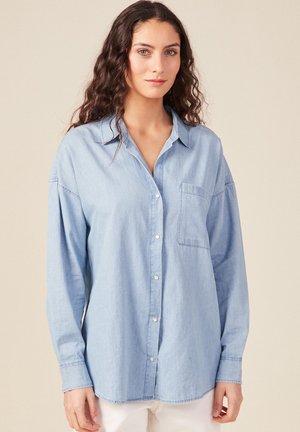 Overhemdblouse - denim bleach