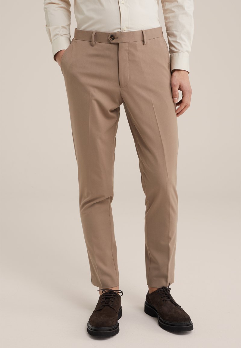 WE Fashion THE FLEX SUIT - Hlače za moške obleke - brown