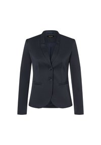 Marineblazer med skræddersyet pasform, spids krave, to knapper og forlommer. Tekstureret stof tilføjer subtile detaljer. Lange ærmer inkluderet.