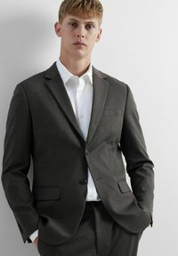 Selected Homme SLHSLIM AITOR FLEX - Kavaj - chocolate torte
