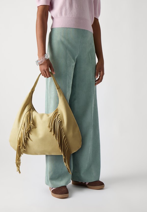 FRINGED - Handbag - sand