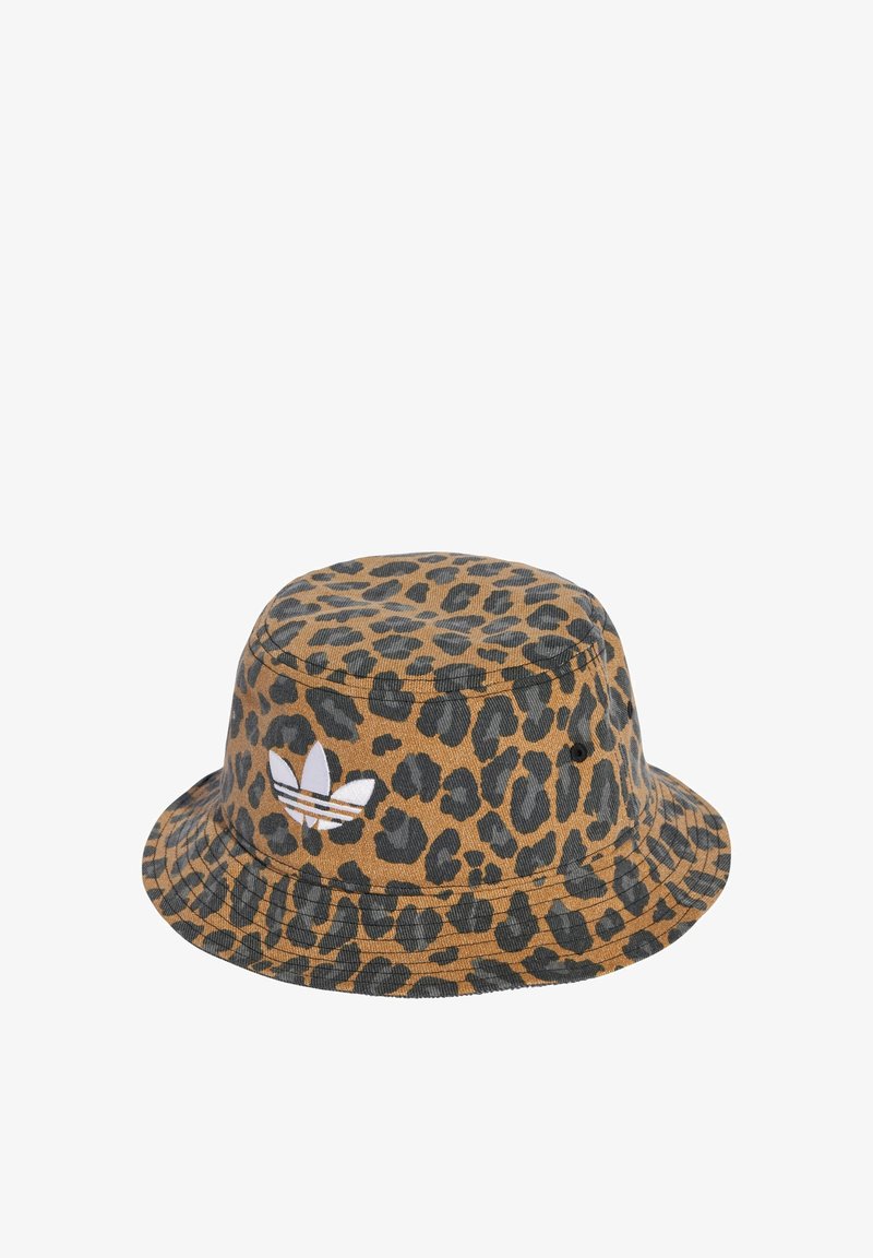 adidas Originals LEOPARD BUCKET - Klobouk - bronze strata black