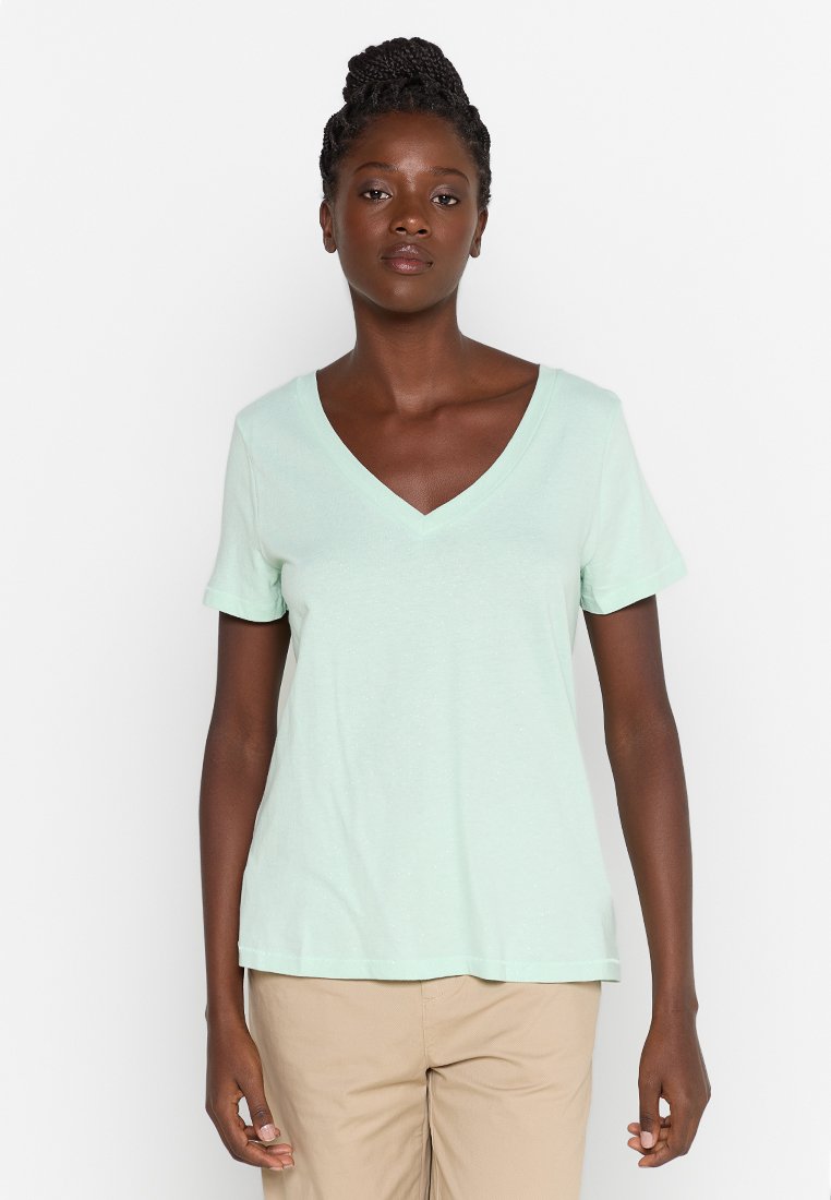 GAP T-shirt basic lichtgroen GAP T-shirt basic lichtgroen