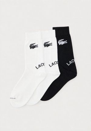 Lacoste 2 PACK - Sokken - white/black