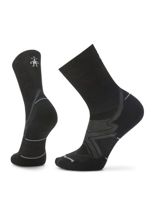 RUN COLD WEATHER TARGETED CUSHION CREW - Sports socks - black