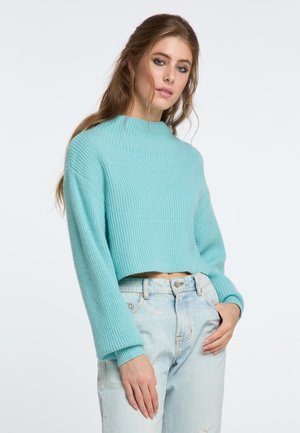 IZIA GAYA - Strickpullover - blau