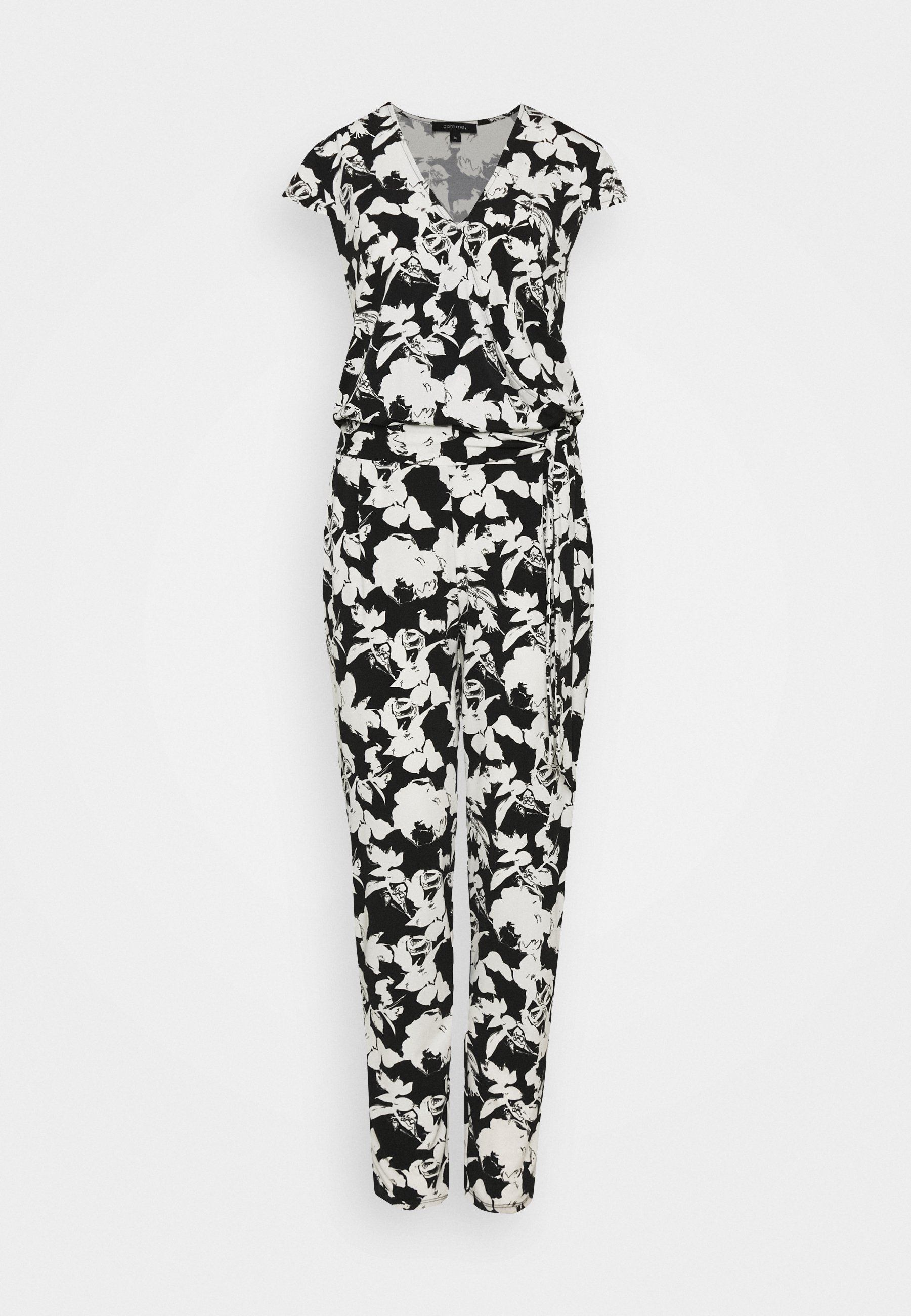 Comma Overall Jumpsuit Black Zalando Co Uk