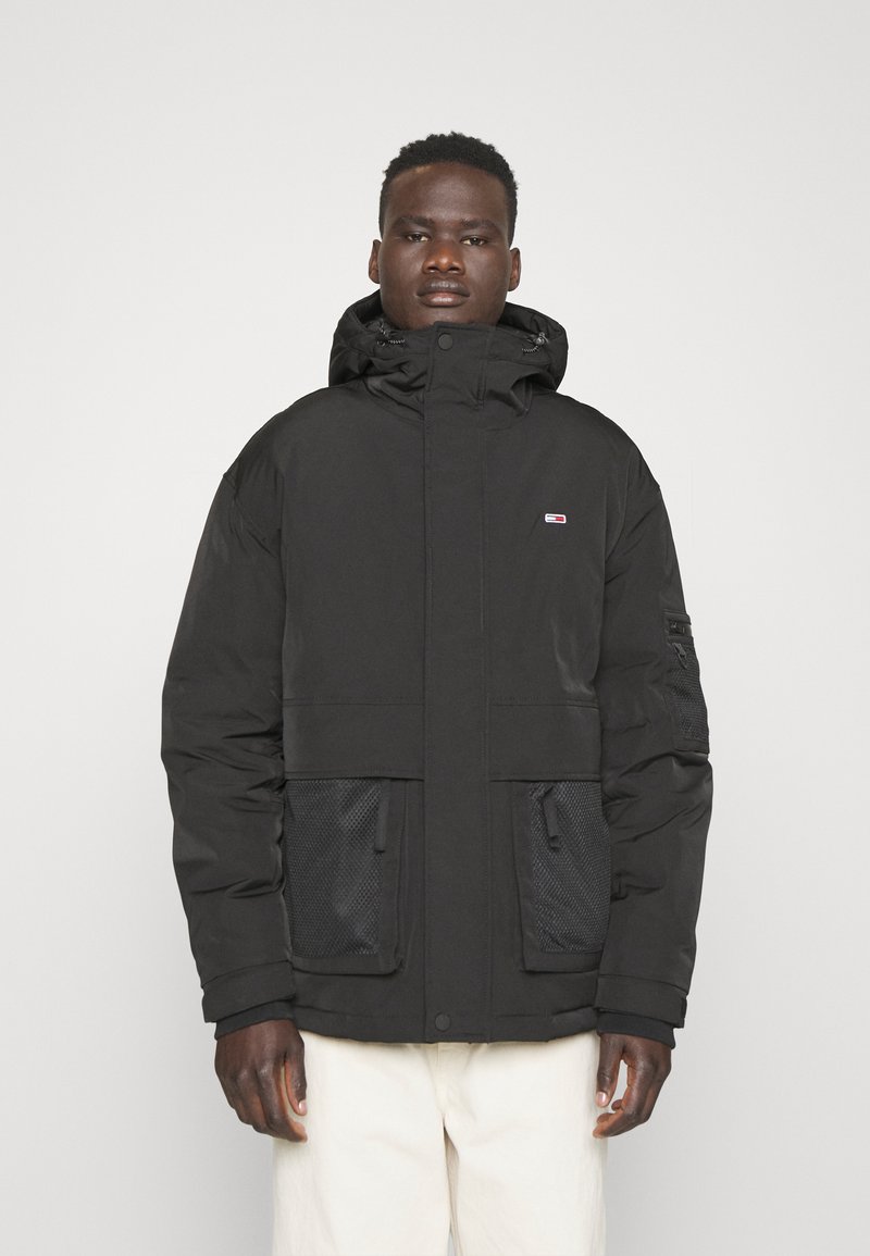 Tommy Jeans TECH JACKET Winter jacket black Zalando.co.uk