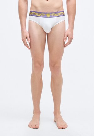 Nohavičky/Slipy - white/lavender/gold-coloured