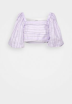 BLONVILLA - T-shirts med print - lilas/noir