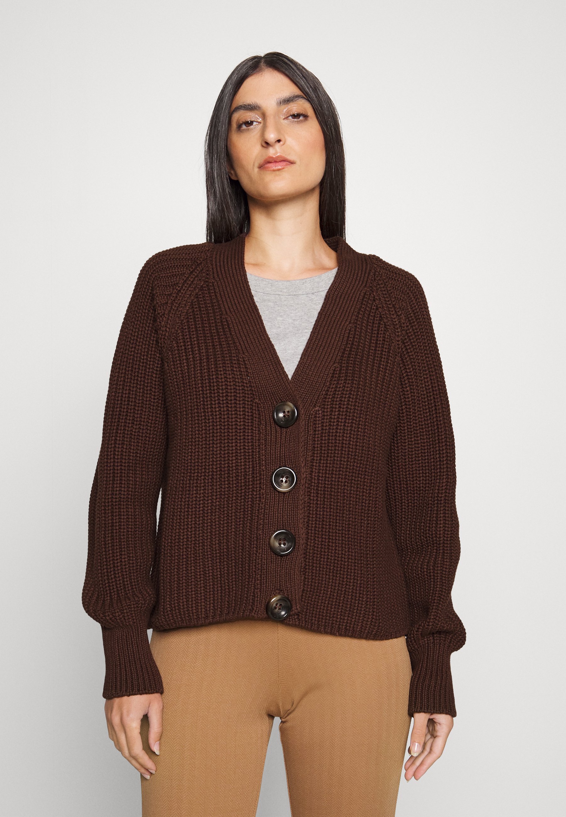 Libertine-Libertine Sunset Cardigan Chocolate, Women's, Size: Small, Brown