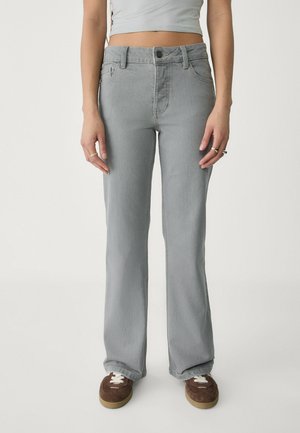 CROPPED  - Džínsy s rovným strihom - grey denim