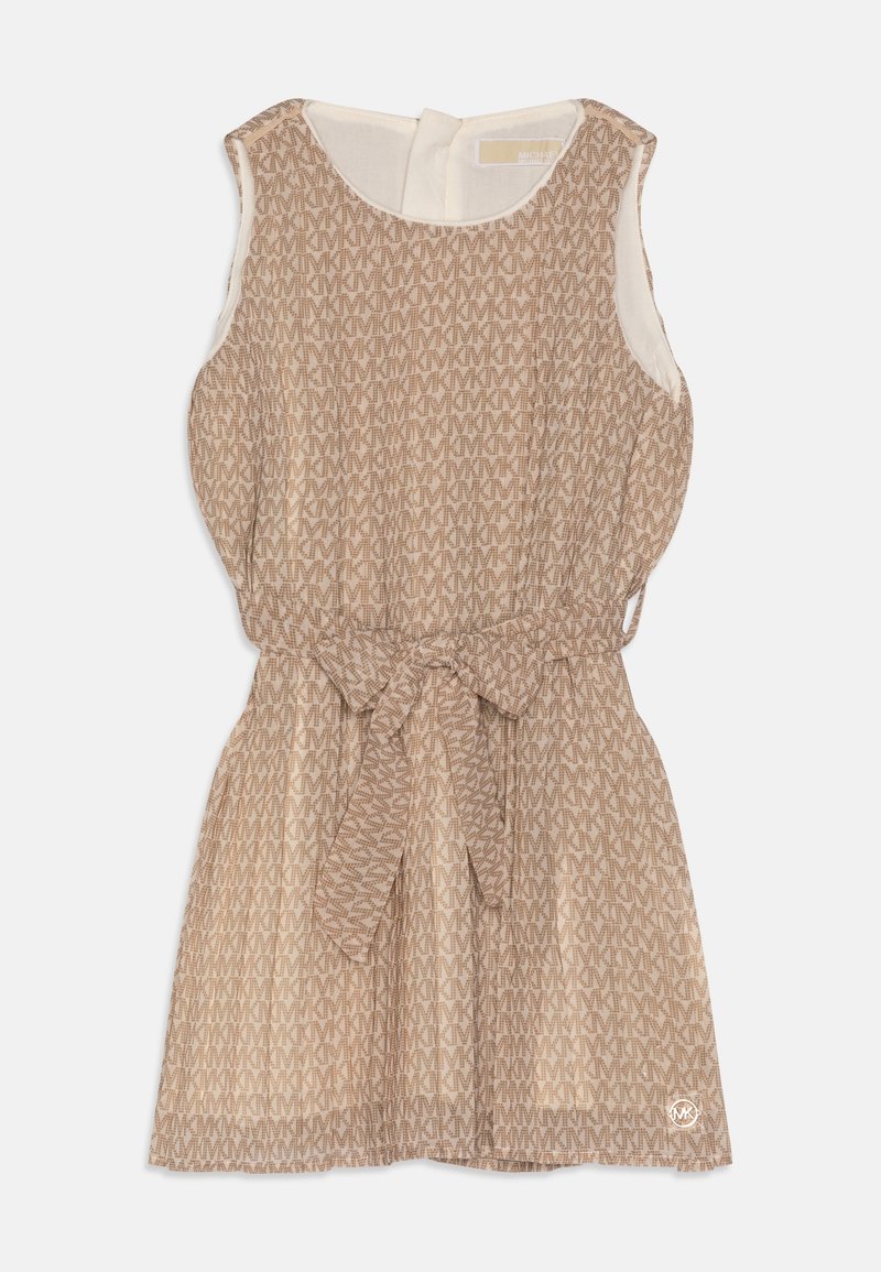 Michael Kors Kids PLEATED DRESS - Koktejlové šaty / šaty na párty - light brown