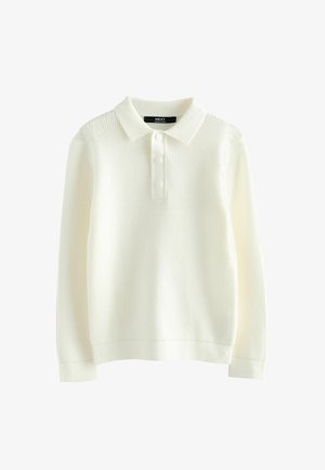 Next, TEXTURED - REGULAR FIT - Maglietta a manica lunga - ecru cream