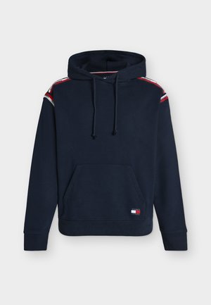 Tommy Jeans, TAPE HOODIE - Huppari - dark night navy