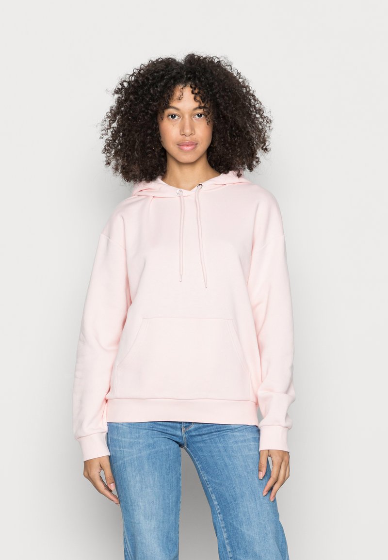 Monki Sweatshirt com capuz - light pink