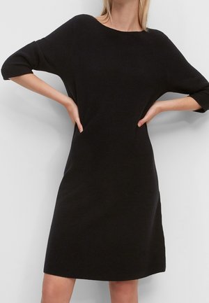 Gebreide jurk - black