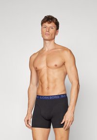 Björn Borg 3 PACK - Boxer alsónadrág - black/bordeaux