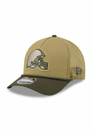 9FORTY M CROWN SALUTE CLEVELAND BROWNS - Casquette - olive
