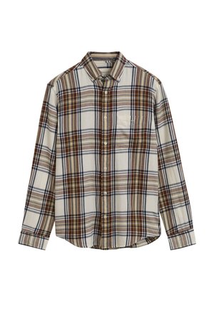 REG WINDBLOWN FLANNEL CHECK SHIRT - Chemise - cream