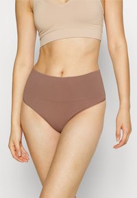 Spanx - EVERYDAY SHAPING THONG - String - café au lait Miniatuurafbeelding 1