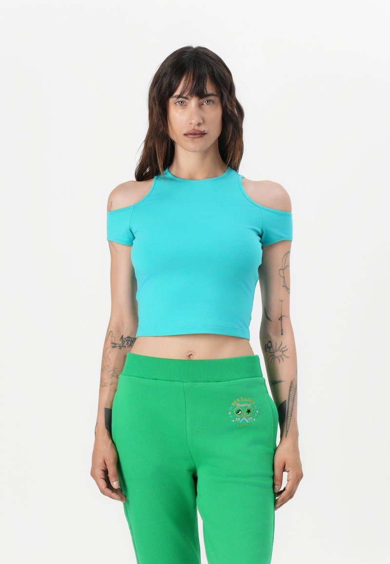 CHIARA FERRAGNI Top turquoise