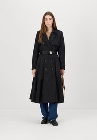 Elisabetta Franchi WOMENS DUST COAT - Klasický kabát - nero