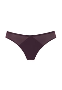 Unselected, aubergine