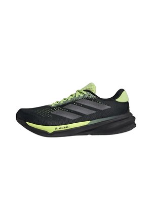 SUPERNOVA STRIDE 2.0 - Sneakers basse - core black iron metallic pulse lime