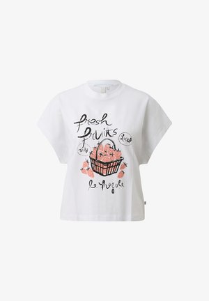 QS, T-SHIRT - T-Shirt print - weiß
