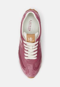 Lauren Ralph Lauren DANI SUEDE & LEATHER SNEAKER - Joggesko - rose blush/soft white/buff