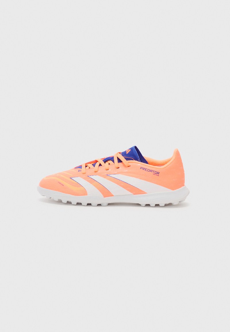 adidas Performance PREDATOR LEAGUE UNISEX - Botines de fútbol para césped - signal coral/ftwr white/beam orange