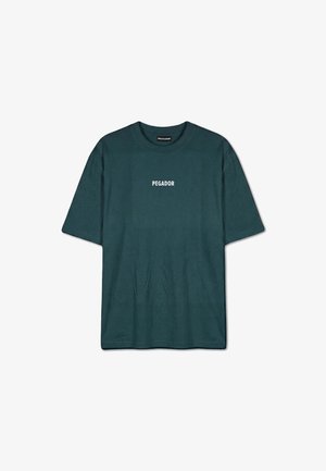 Pegador, PEGADOR OVERSIZED T-SHIRT SKIEN - Print T-shirt - grün