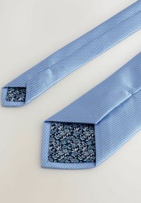 Next WIDE TEXTURED - Cravate - blue