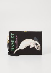 BOOK HAMLET STRAPPED - Ručna torbica - black