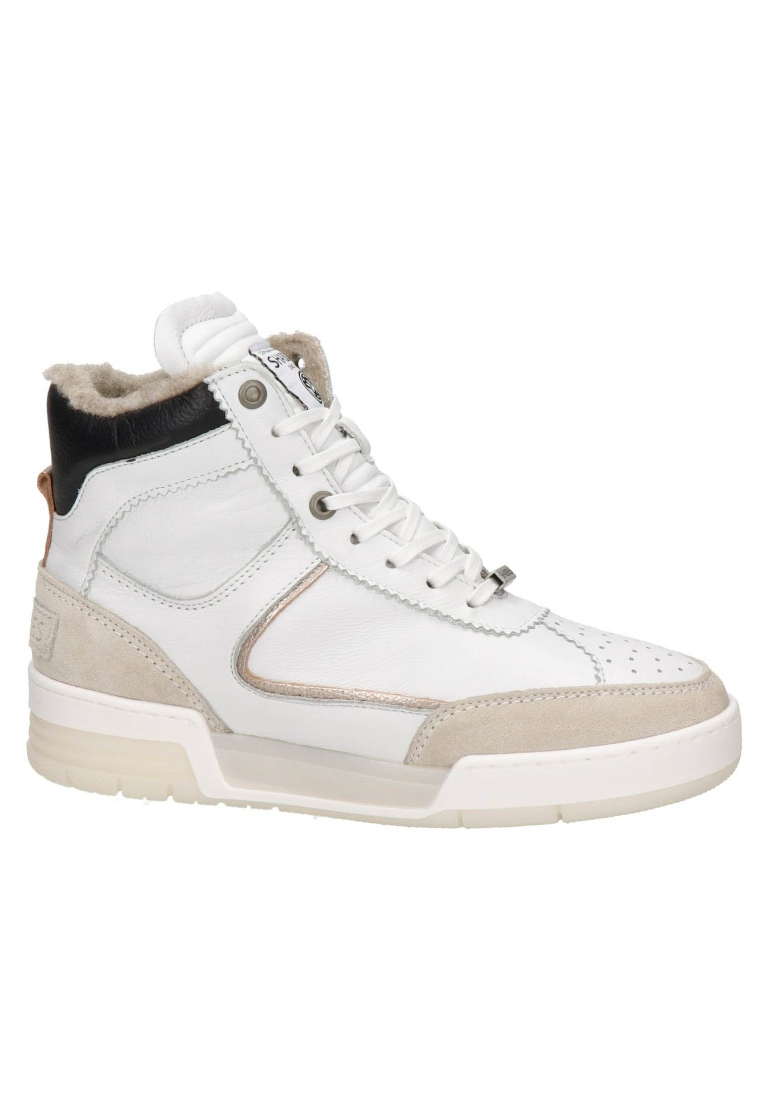Shabbies Amsterdam Sneakers hoog - wit - Zalando.nl