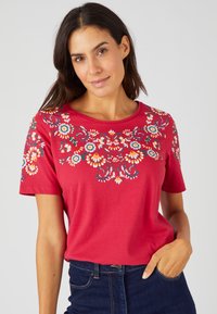 Damart Camiseta estampada - magenta
