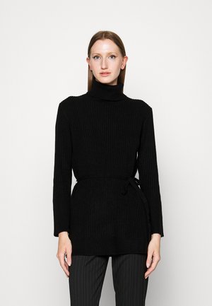 LONG TURTLE NECK  - Pullover - black