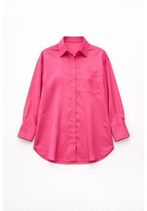 Touché Privé, RELAX FIT SATIN SHIRT - Nööpidega pluus - fuchsia