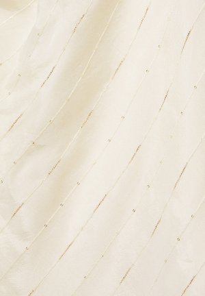 PULL&BEAR, HALTER NECK ASYMMETRIC - SHORT DRESS - Denní šaty - white