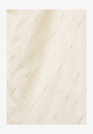 PULL&BEAR, HALTER NECK ASYMMETRIC - SHORT DRESS - Denní šaty - white